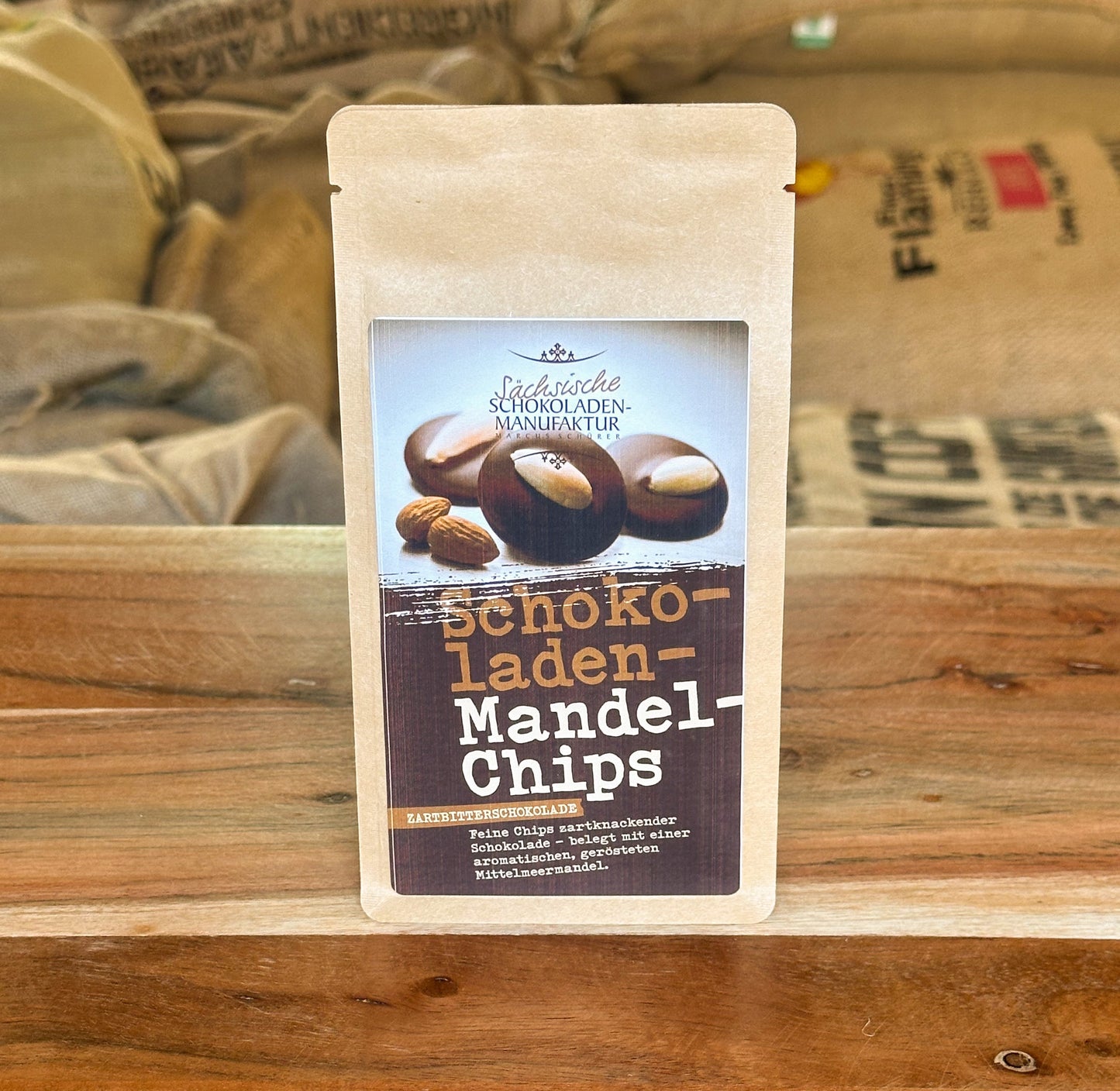 Zartbitter Schokoladen-Mandel-Chips